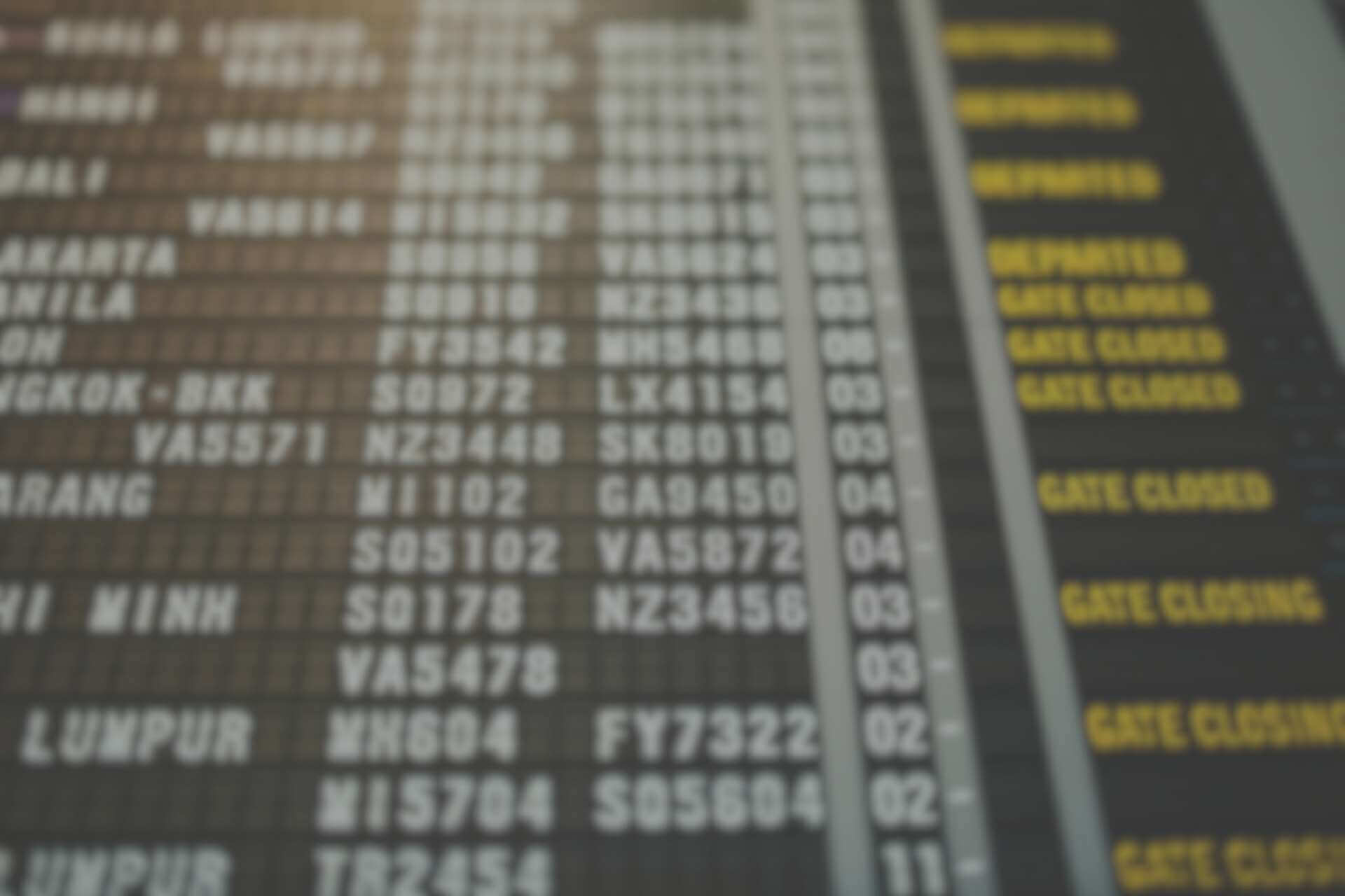 Lima Airport Departures